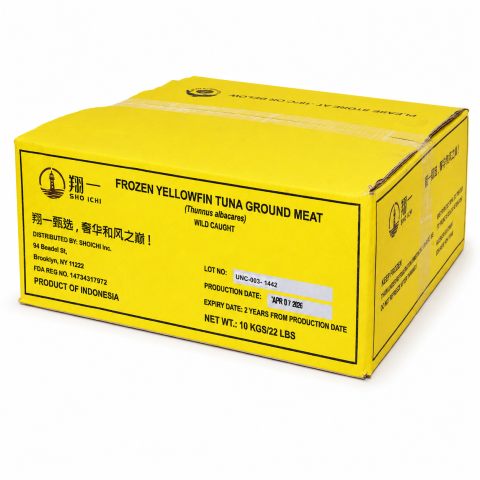Frozen Yellowfin Tuna Ground Meat .印尼